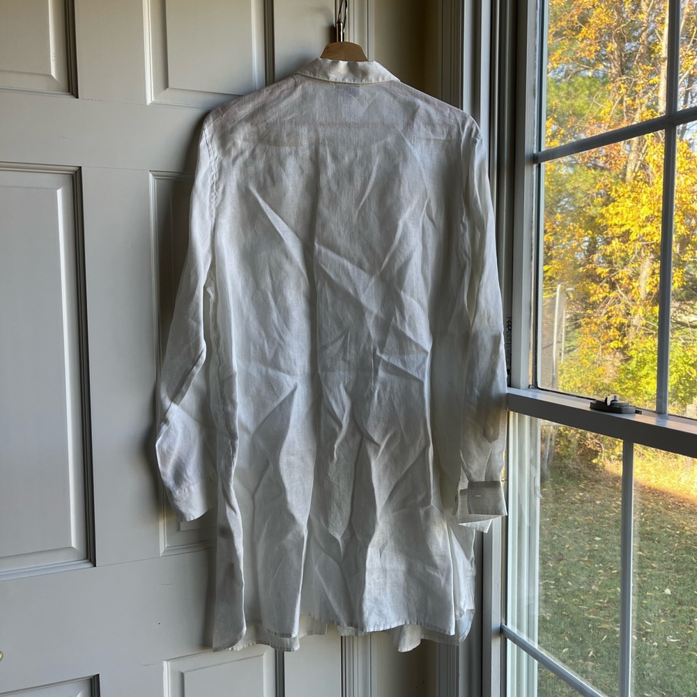 Linen Button-Up Shirt - Picture 3 of 3